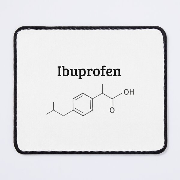 Item preview, Ibuprofen Molecule Structure designed and sold by NuvoleART.