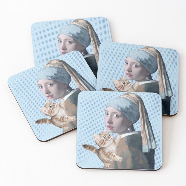 Item preview, Girl with a Purrl Earring designed and sold by IREMORHAN.