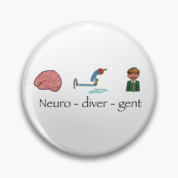 Item preview, Neuro-diver-gent designed and sold by BreckonArts.