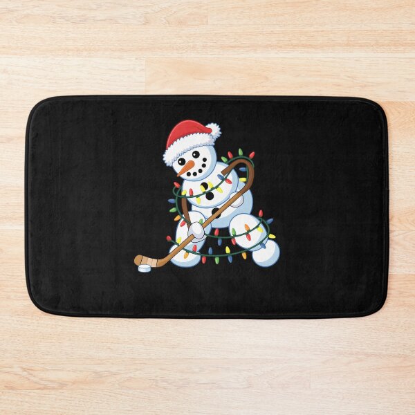 Item preview, Snowman Hockey Player Christmas Lights Santa Men Women Kids designed and sold by clothesy7.