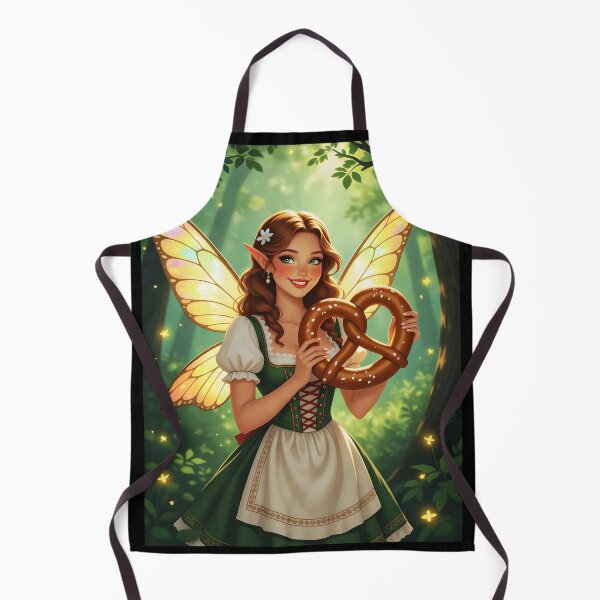 Item preview, Fae of Pretzels – Bavarian Forest Fairy designed and sold by EmeraldeaArt.