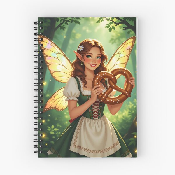 Item preview, Fae of Pretzels – Bavarian Forest Fairy designed and sold by EmeraldeaArt.