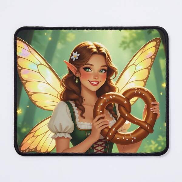Item preview, Fae of Pretzels – Bavarian Forest Fairy designed and sold by EmeraldeaArt.