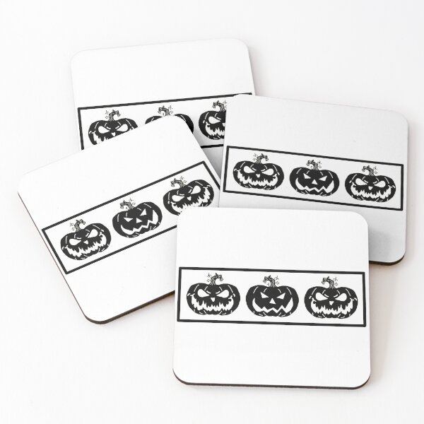 Item preview, Three Jack-o-Lanterns Black designed and sold by trudolphi.