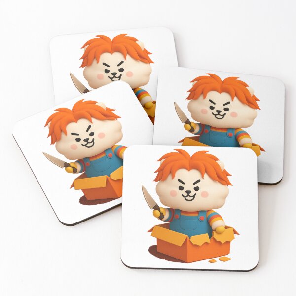 Item preview, BT21 Halloween Bts RJ — Cute BT21 Horror Parody Sticker designed and sold by Crazy-universe.