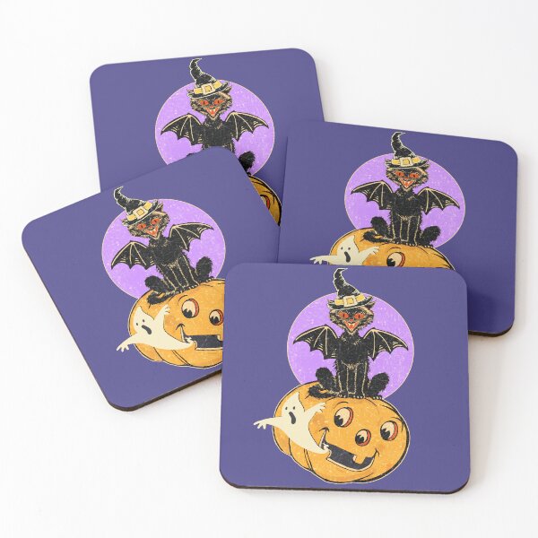 Item preview, Retro Halloween Black Cats TS03 designed and sold by BessoChicca.