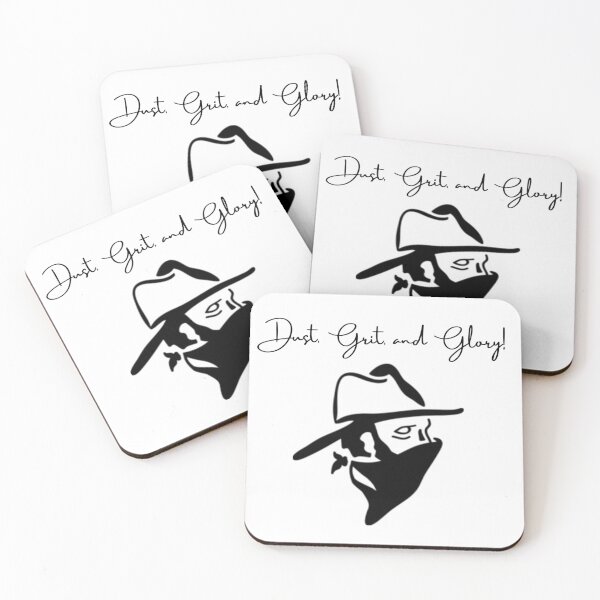 Item preview, Cowboy Dust, Grit, and Glory bandana ride designed and sold by Neonmountain.