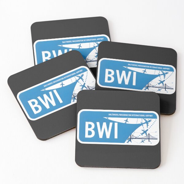 Item preview, Baltimore Airport BWI Boarding Pass designed and sold by Chaotic Neutral.