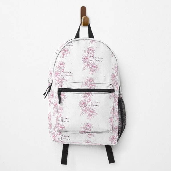 Item preview, No Rain No Flowers – Inspirational Pink Floral Uplift Design designed and sold by Khokha80.