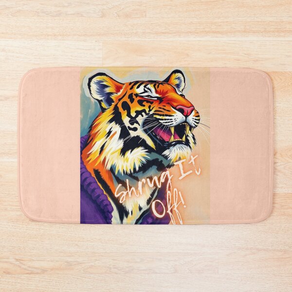 Item preview, “Shrug It Off” Tiger In Shrug  designed and sold by IvaRenee.