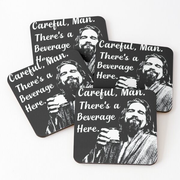 Item preview, Careful Man Beverage Quote Poster designed and sold by GloriaLRojas.