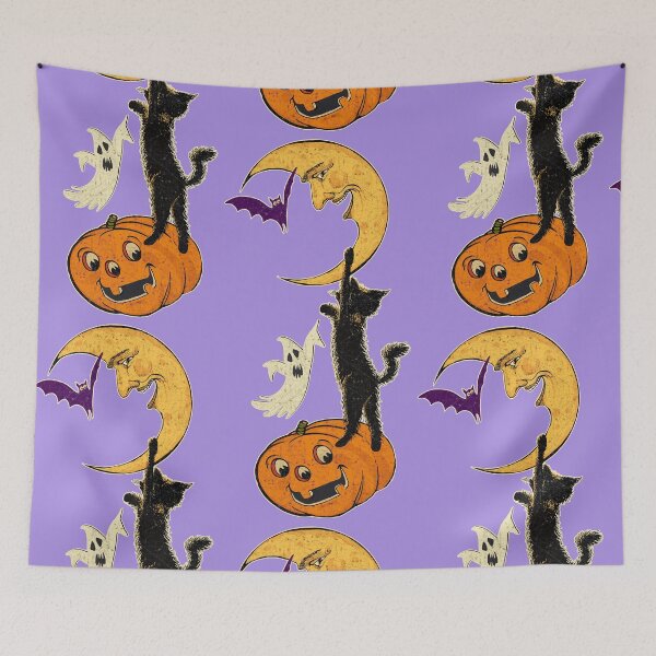 Item preview, Retro Halloween Black Cats TS02 designed and sold by BessoChicca.