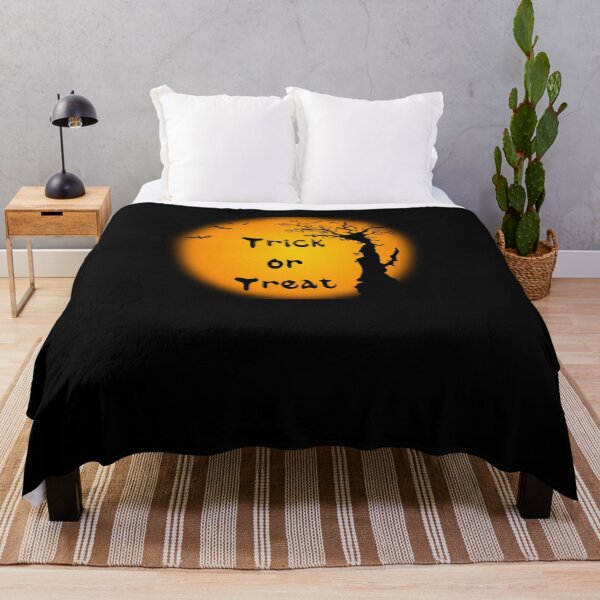 Item preview, "Trick or Treat" Halloween Design with Orange Background designed and sold by AMGInspirations.