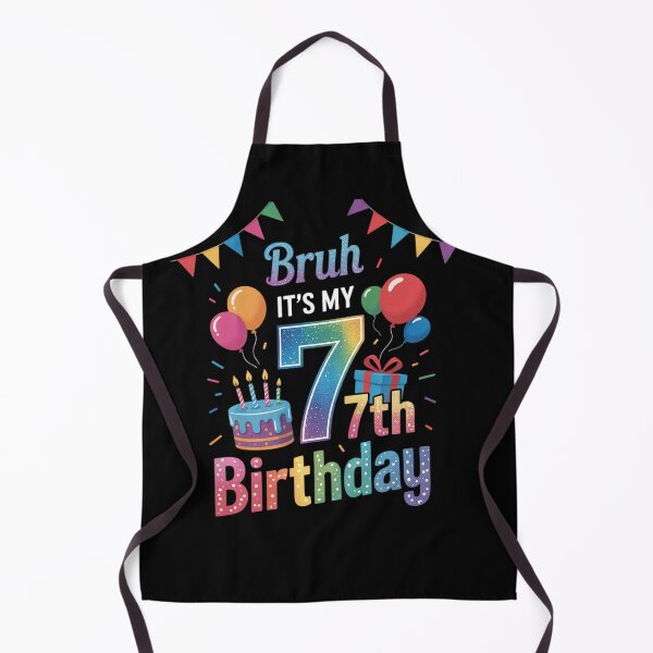 Item preview, Bruh It's My 7th Birthday 7 Years Old Decoration Boy Girl  designed and sold by KonstanKoraner.