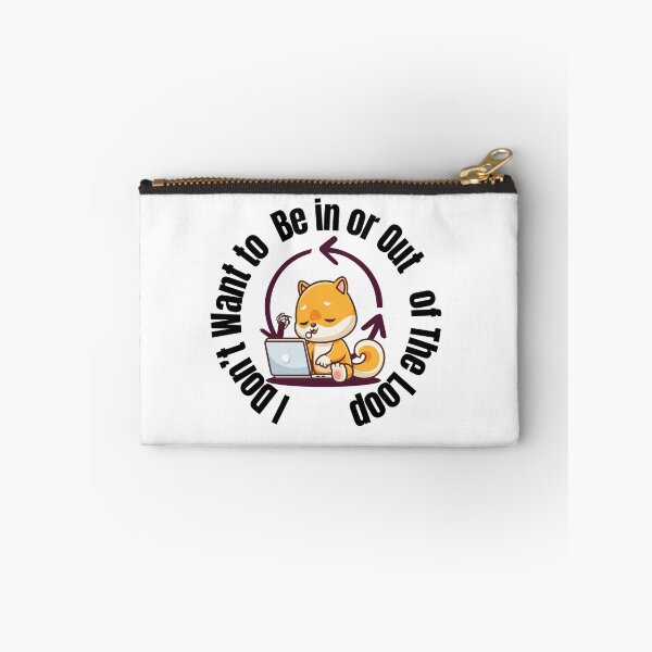 Item preview, Shiba Inu Working on Laptop | Cute Productivity Loop Dog Design | I don't want to be in or out of the loop designed and sold by luckyhue.