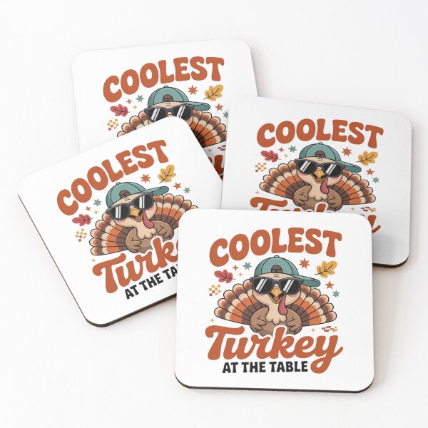 Item preview, Thanksgiving Coolest Turkey At Table Boys Kids Toddler Youth designed and sold by Gogetgiggles.