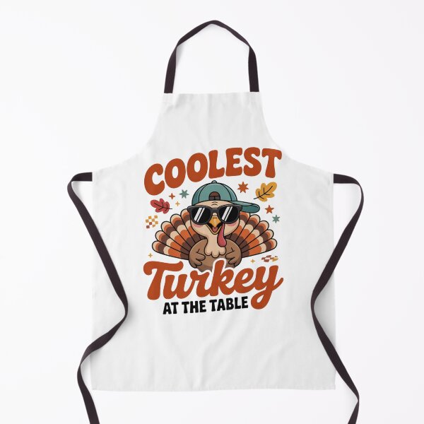 Item preview, Thanksgiving Coolest Turkey At Table Boys Kids Toddler Youth designed and sold by Gogetgiggles.