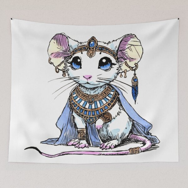 Item preview, Egyptian Blue Princess designed and sold by Scribbles & Doodles by Jinx.