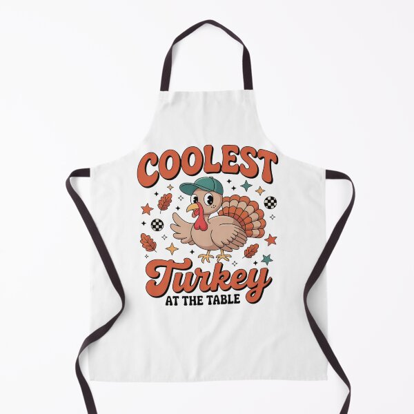 Item preview, Coolest Turkey At The Table Funny Thanksgiving design with a turkey wearing sunglasses designed and sold by Gogetgiggles.