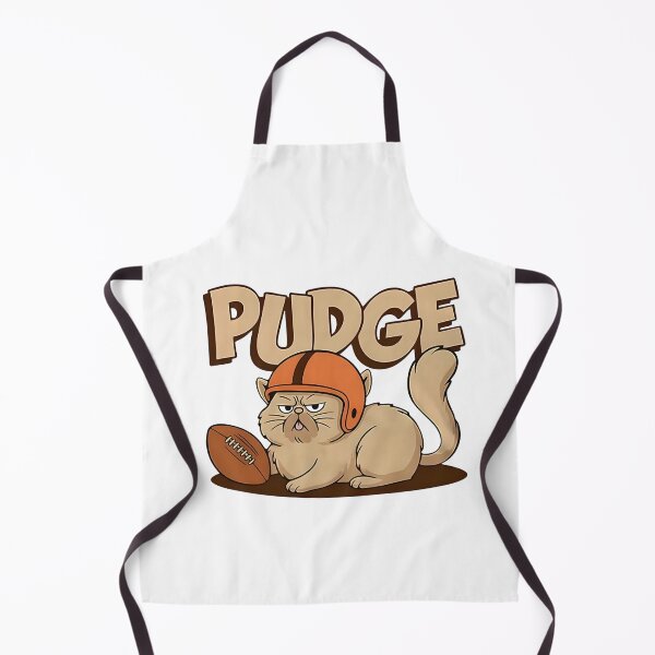 Item preview, Pudge the Football Cat — Funny Sports Cat Design designed and sold by margamPagenberg.