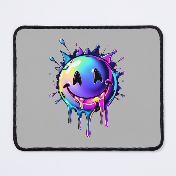 Item preview, CMYK: Iridescent Chrome Smiley designed and sold by Indoni.