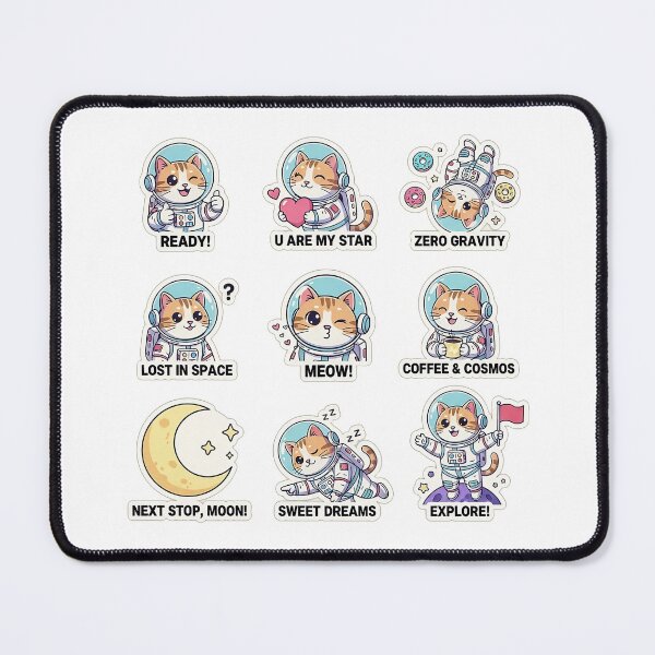 Item preview, Space Kitty Sticker Pack | Cute Cat Astronaut Galaxy Stickers designed and sold by ChameloX.
