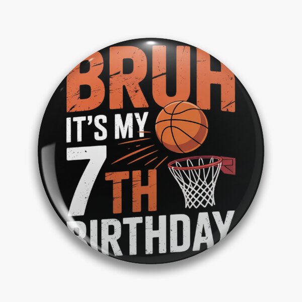 Item preview, Bruh It's My 7th Birthday Basketball 7 Year Old Player Lover4  designed and sold by KonstanKoraner.