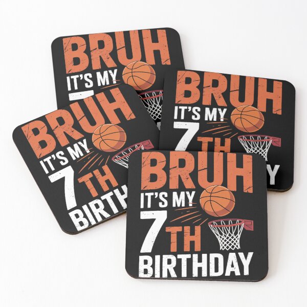 Item preview, Bruh It's My 7th Birthday Basketball 7 Year Old Player Lover4  designed and sold by KonstanKoraner.