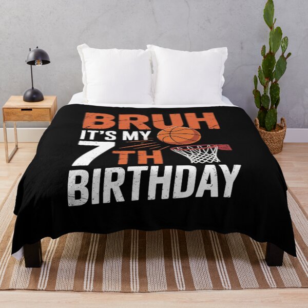 Item preview, Bruh It's My 7th Birthday Basketball 7 Year Old Player Lover4 designed and sold by KonstanKoraner.