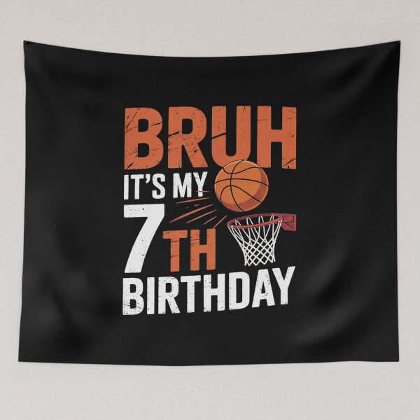 Item preview, Bruh It's My 7th Birthday Basketball 7 Year Old Player Lover4  designed and sold by KonstanKoraner.