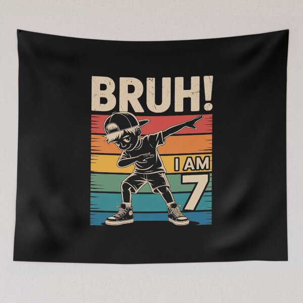 Item preview, Bruh It's My 7th Birthday  designed and sold by KonstanKoraner.