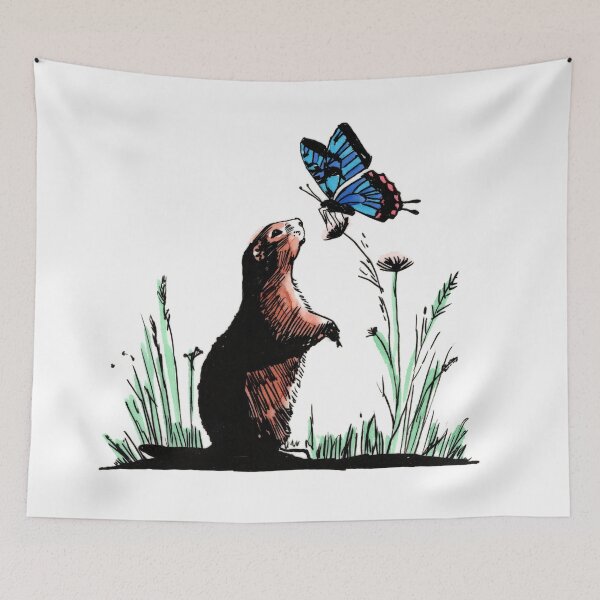 Item preview, Prairie Dog and Friend designed and sold by Scribbles & Doodles by Jinx.