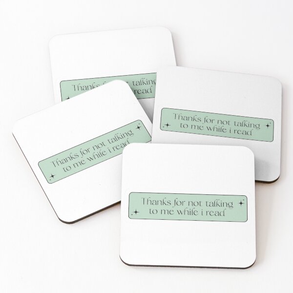 Item preview, thanks for not talking to me while i read designed and sold by agirlypopshop.