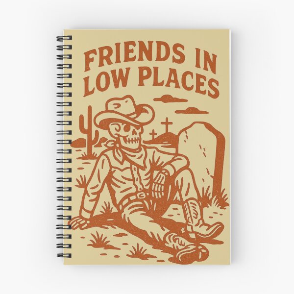 Item preview, Friends in Low Places Skeleton Cowboy  designed and sold by chriswils.