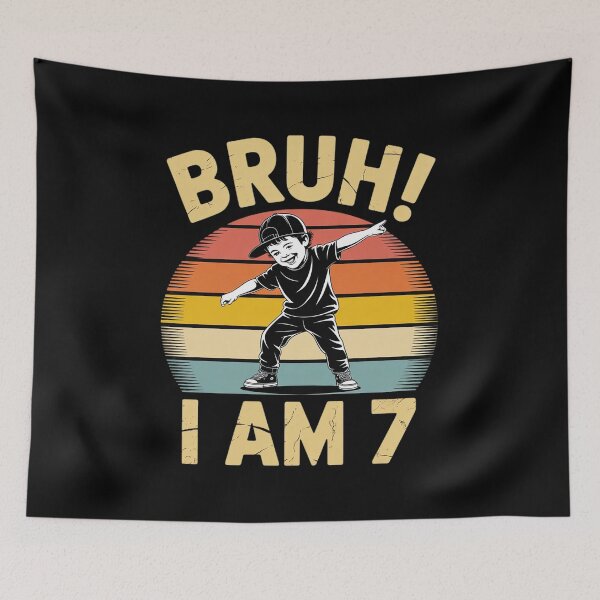 Item preview, Bruh It's My 7th Birthday Dabbing I'm 7 Year Old Birthday  designed and sold by KonstanKoraner.