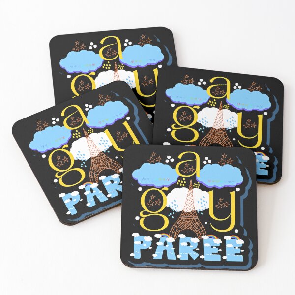 Item preview, Paris Gay Paree Colorful Pride French Pun designed and sold by Renata Illustrata.