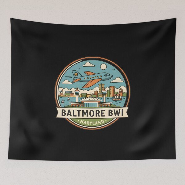 Item preview, Baltimore Airport BWI designed and sold by Chaotic Neutral.
