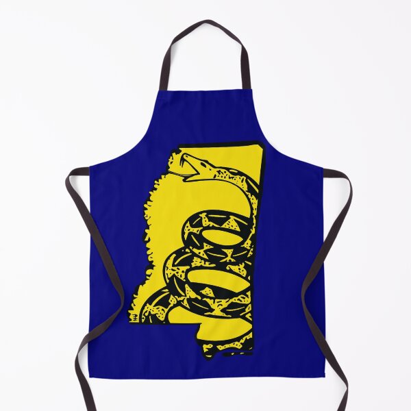 Item preview, MISSISSIPPIAN - Libertarian - Don't Tread On Me Gadsden Snake on MISSISSIPPI  Map on Blue default background, #020279 designed and sold by pelagio.