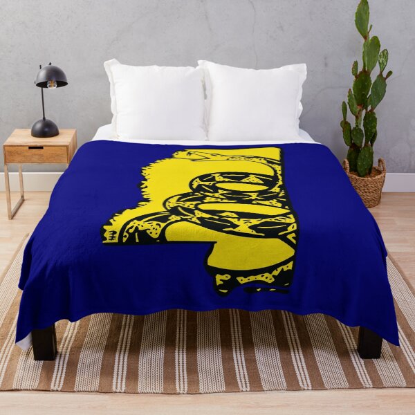 Item preview, MISSISSIPPIAN - Libertarian - Don't Tread On Me Gadsden Snake on MISSISSIPPI  Map on Blue default background, #020279 designed and sold by pelagio.