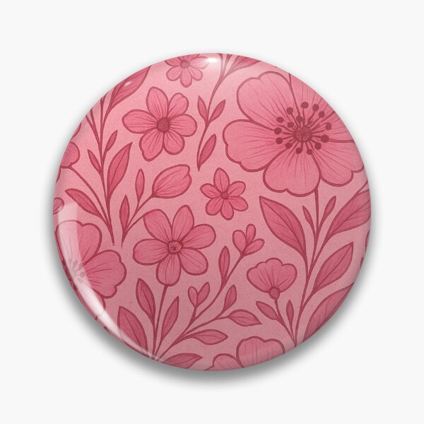 Item preview, Pink Floral Garden Pattern – Delicate Flower Design designed and sold by imperiumpublicitario .