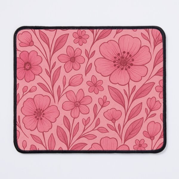 Item preview, Pink Floral Garden Pattern – Delicate Flower Design designed and sold by imperiumpublicitario .
