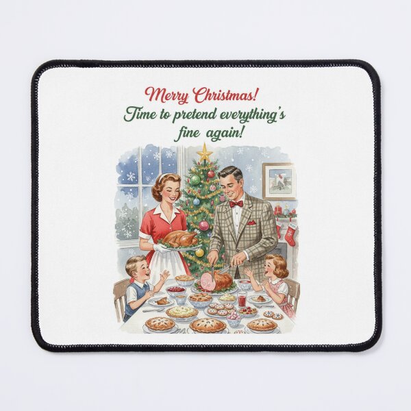 Item preview, Everthing's fine again christmas holidays merry vintage antique classic retro xmas meme funny designed and sold by CheeseBlueprint.