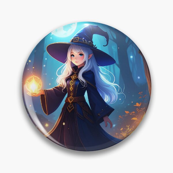 Item preview, Girl sorcerer in a wooded setting designed and sold by InvigorDesign.