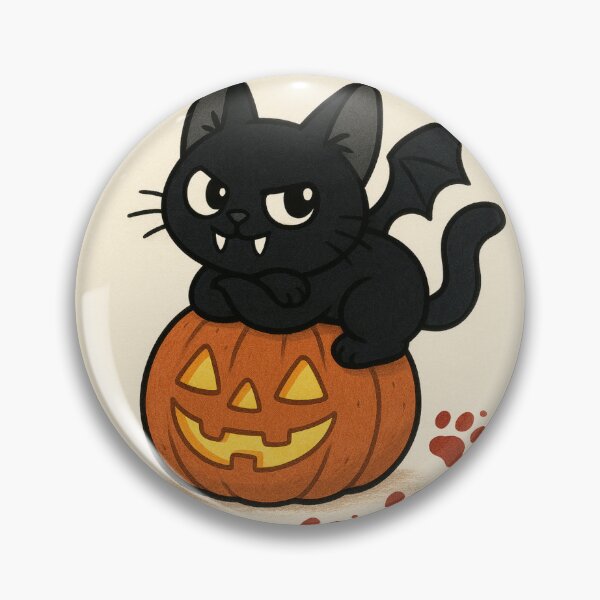 Item preview, Claw-Some and Creepy - Halloween Cat - Vampire Cat designed and sold by Feliciano3.