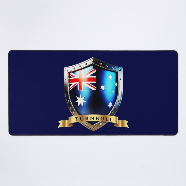 Item preview, Turnbull Family Australia Shield, Bold Heritage Crest designed and sold by Highlandkings.
