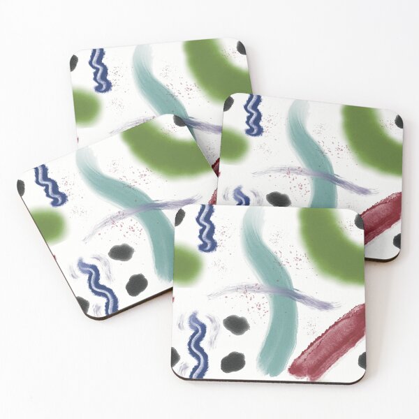 Item preview, Abstract Art Dots and Squiggles designed and sold by HydrangeaDelMar.