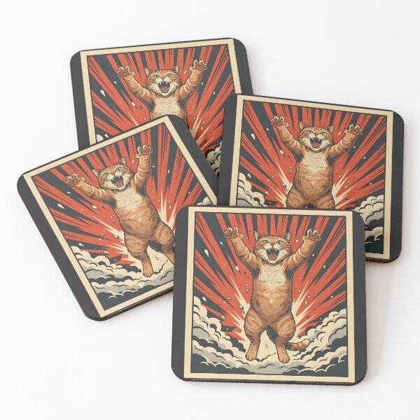 Item preview, Cat Attack designed and sold by Chaotic Neutral.