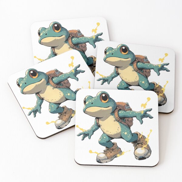 Item preview, Adventurous Frog on the Go designed and sold by Ardezart.