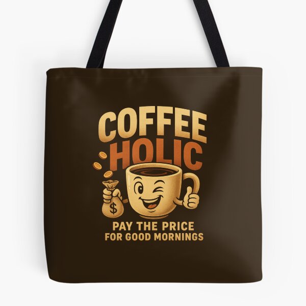 Item preview, COFFEEHOLIC – Pay the Price for Good Mornings designed and sold by DesignShopAD.