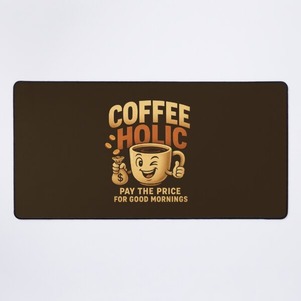 Item preview, COFFEEHOLIC – Pay the Price for Good Mornings designed and sold by DesignShopAD.